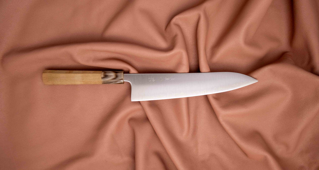 Hokiyama Gyuto Aogami Super Wa Buffalo 210 mm