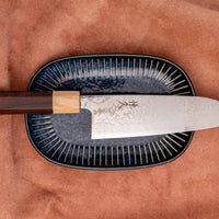 Japonski nož Tsunehisa santoku SLD 165mm damask