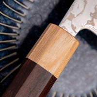 Japonski nož Tsunehisa santoku SLD 165mm damask