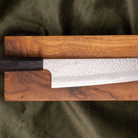 Nigara Kiritsuke-Gyuto SG2 Migaki Tsuchime Wa Ebony 240 mm