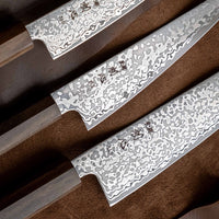 Hikari Santoku SLD Kurozome Damascus 170 mm