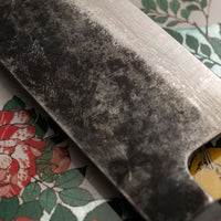 Tanaka Santoku Aogami Kuro-uchi Damascus 165 mm