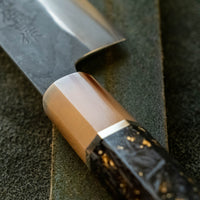 HAP-40 Santoku Black Gold Carbon 180 mm