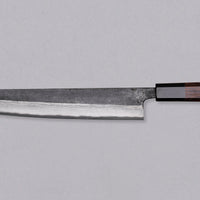 Hatsukokoro Sujihiki Aogami #2 Kuro-uchi Damascus 250 mm_2
