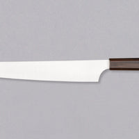 Hayabusa Sujihiki Aogami Super Ebony 270 mm je nož z daljšim rezilom, primeren za izkušene uporabnike.