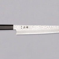 Hayabusa Sujihiki VG-10 Tsuchime Damascus Ebony 270 mm