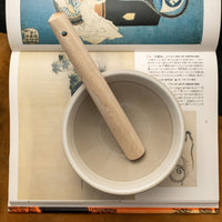 Japonski keramični terilnik Suribachi 150 mm