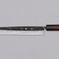 Kajiwara Slicer Aogami #2 Kuro-uchi Damascus 270 mm