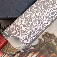 Kato Santoku SG2 Black Damascus 170 mm