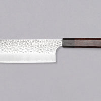 Kouhei-Shinmatsu ZDP-189 Nakiri Silver 170 mm je plod desetletja izkušenj, nabranih s prodajo in dela z noži z naše strani in znanja kovanja nožev, podanega skozi generacije mojstrov kovačije Suncraft. Noži iz jekla ZDP-189 so izjemno redki in jih Suncraft izdeluje specifično za OsterRob.