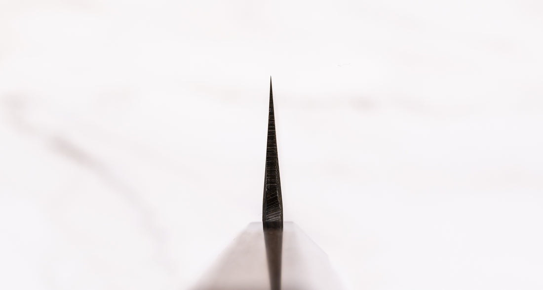 Kumokage Gyuto Aogami #2 Kuro-uchi Damascus 210 mm - oktagon_3