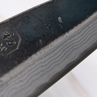 Kumokage Petty Aogami #2 Kuro-uchi Damascus 150 mm - oktagon_6