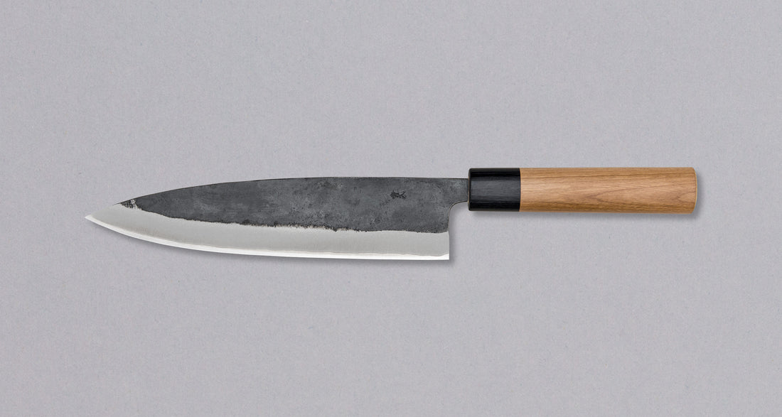 Muneishi Gyuto Aogami #2 Kuro-uchi 210 mm