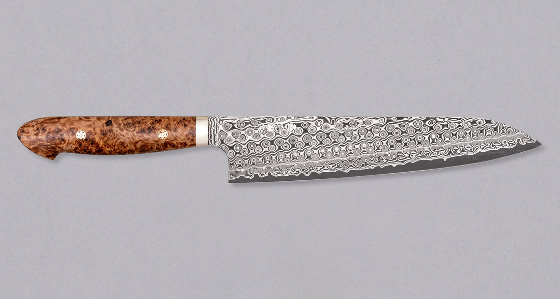 Nigara Gyuto SG2 Damascus Maplewood 240 mm_1