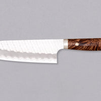 Nigara Santoku SG2 Tsuchime Maplewood 180 mm_2