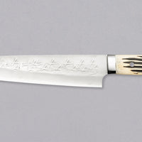 Saji Gyuto SRS13 Stag Bone 240 mm