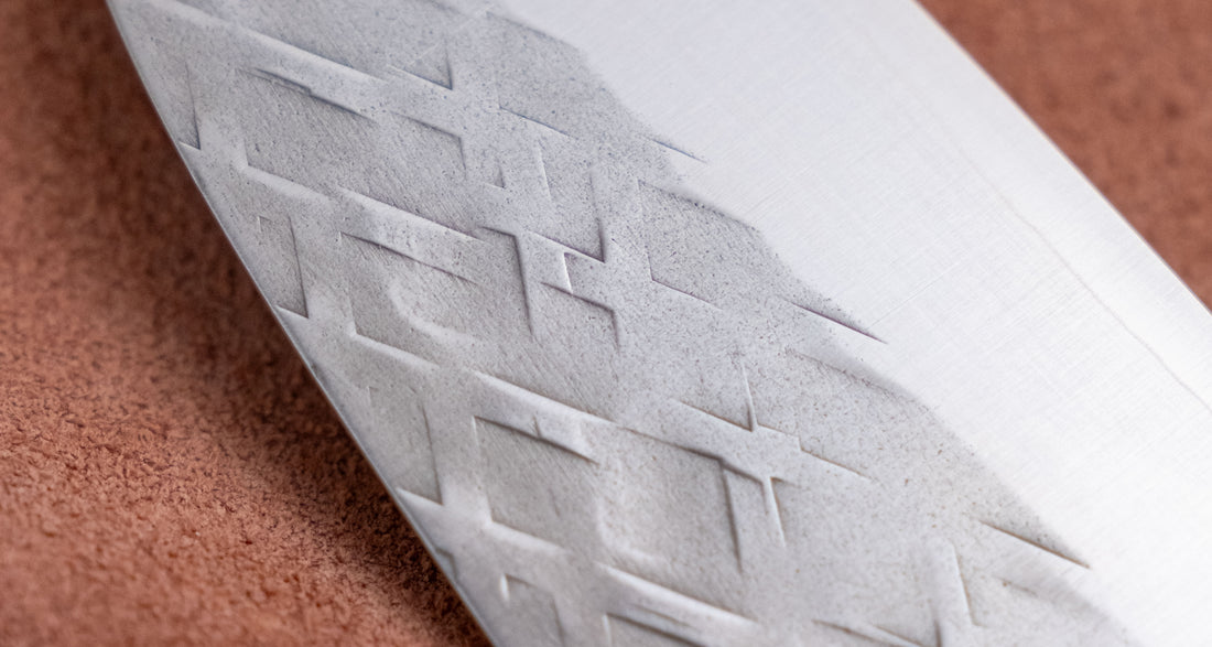 Tadafusa Santoku SLD Polished Hammered 165 mm