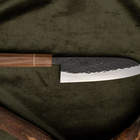 Tadafusa Santoku SLD Hammered Kuro-uchi 165 mm