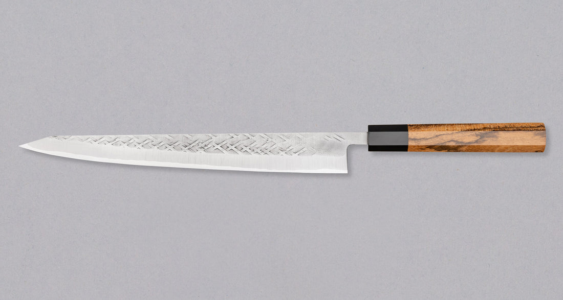 Tadafusa Sujihiki SLD Polished Hammered 270 mm