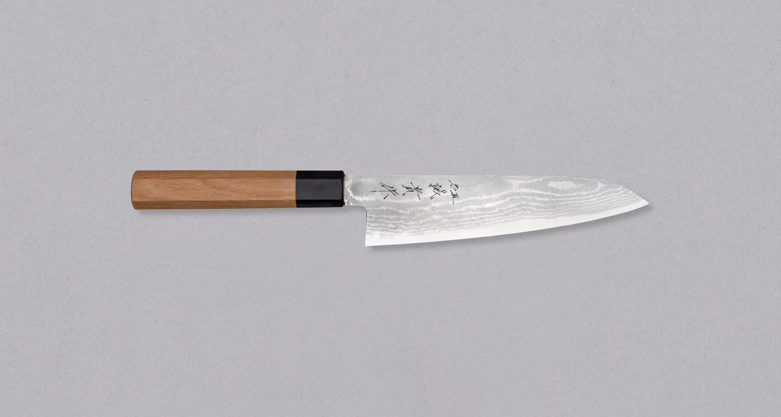 Tanaka Gyuto Ginsanko Damascus 180 mm_1