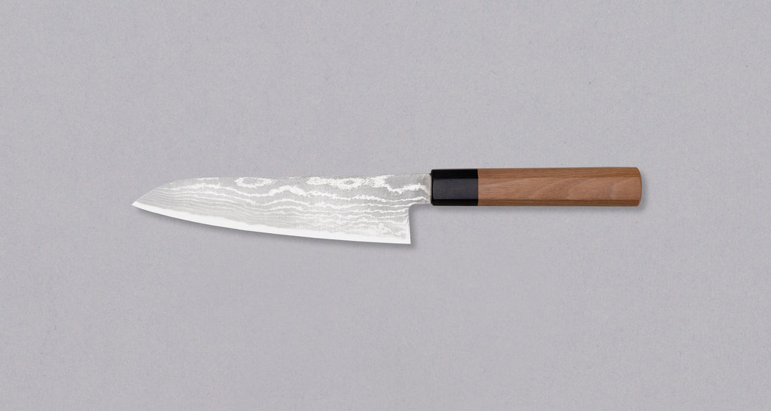 Tanaka Gyuto Ginsanko Damascus 180 mm_2