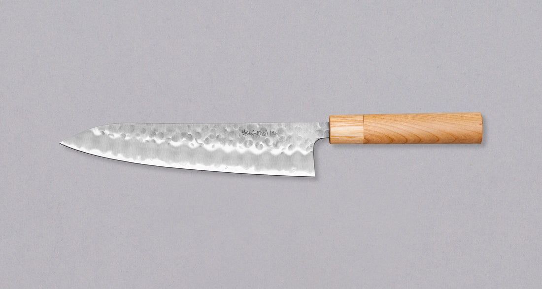 Tsunehisa Gyuto Shirogami #2 Cherry 210 mm_2