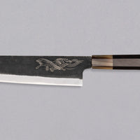 Japonski nož Yoshida bunka SUJ-2 190mm kuro-uchi