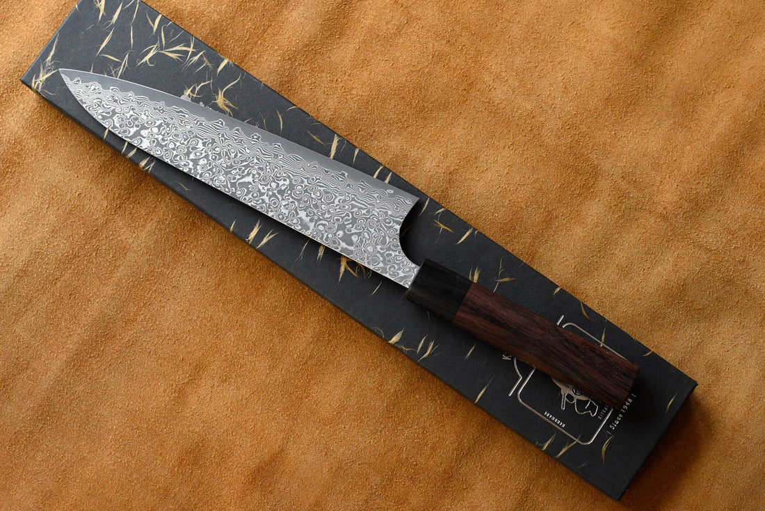 Kato Gyuto VG-10 Damascus Wa 210 mm_3