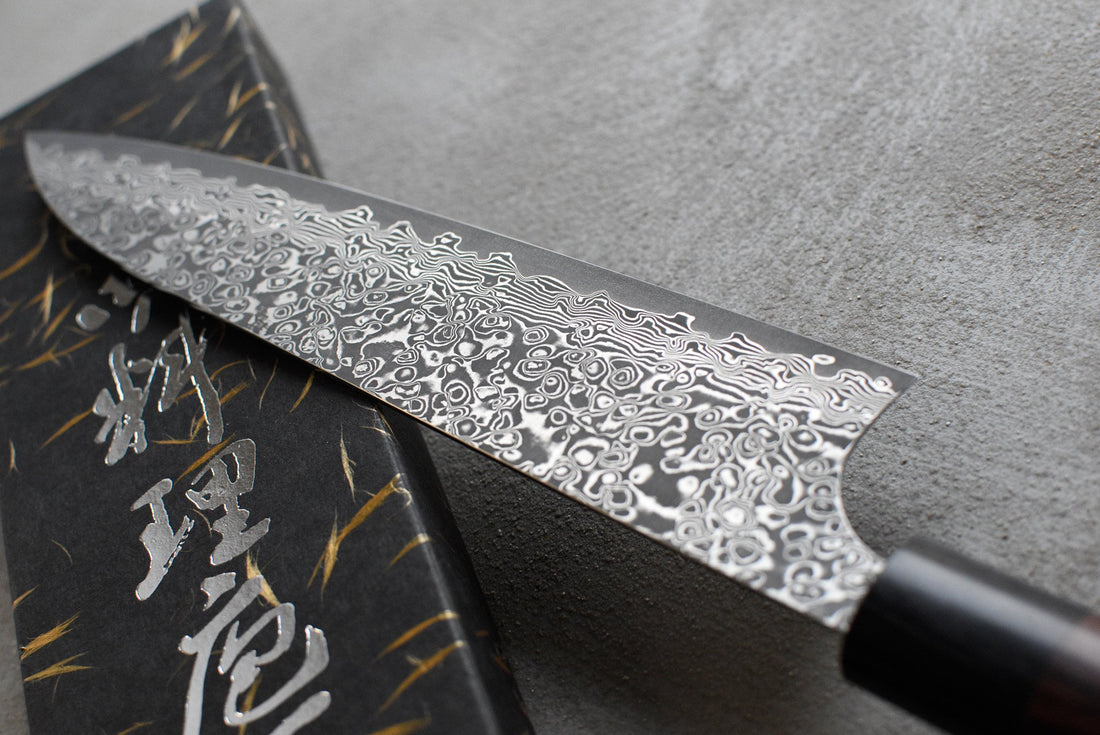 Kato Gyuto VG-10 Damascus Wa 210 mm_2
