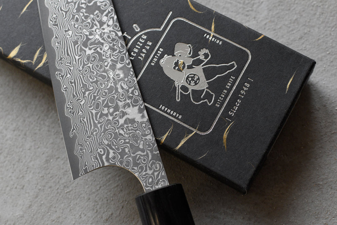 Kato Gyuto VG-10 Damascus Wa 210 mm_6