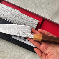 Harukaze Santoku Damascus 165 mm_6