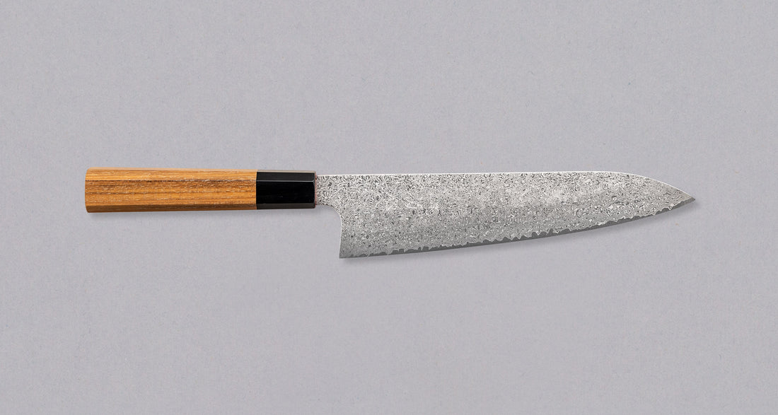 Hatsukokoro Gyuto Ginsanko Damascus 210 mm_1