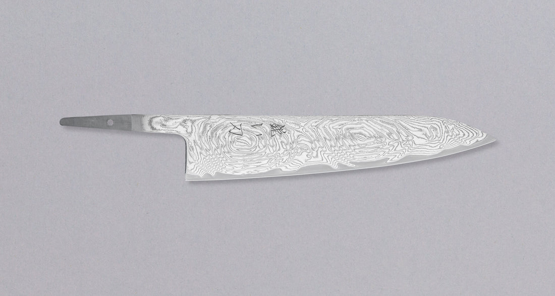 Hokiyama Gyuto Swirl Damascus 210 mm - REZILO_1