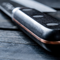 Kawamura Aoki Santoku Black 165 mm_5