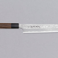 Kitaoka Kiritsuke Shirogami #2 Damascus 210 mm_1