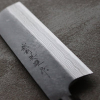 Kitaoka Kamagata Usuba Shirogami #2 Damascus 160 mm_6