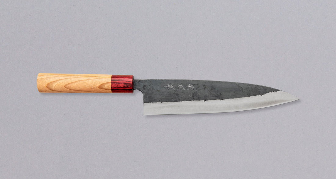 Muneishi Gyuto Aogami #2 Damascus Cherry 210 mm_1