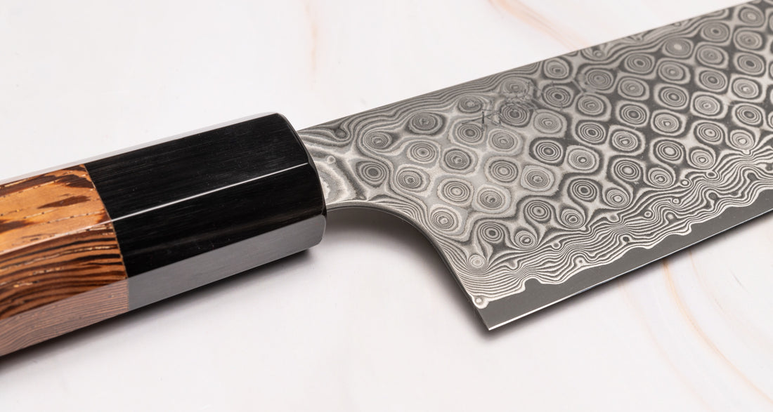 Nigara Kiritsuke SG2 Damascus 210 mm_11