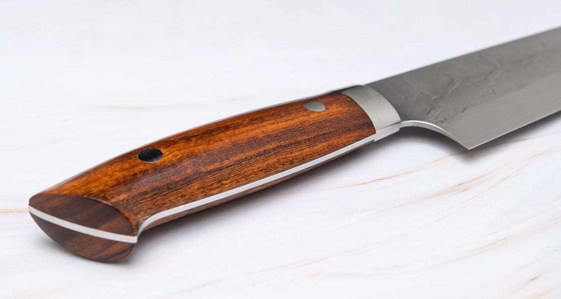 Saji Gyuto SRS13 Tsuchime 210 mm_8