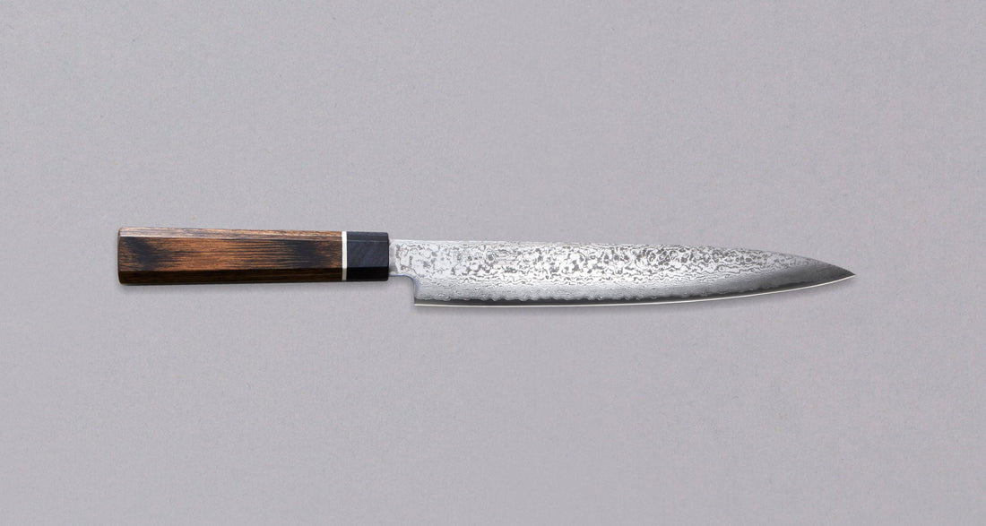Senzo Black Damascus Slicer 210 mm_1