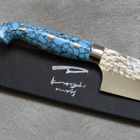 Kurosaki Gyuto Senko R2 Turquoise 180 mm_5