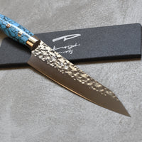 Kurosaki Gyuto Senko R2 Turquoise 180 mm_6