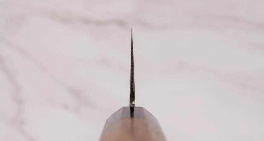 Tanaka Gyuto SG2 Damascus Wa 210 mm_3