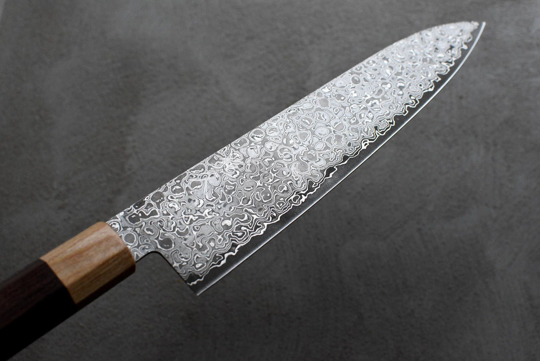 Tsunehisa Gyuto AUS-10 Damascus 210 mm_3