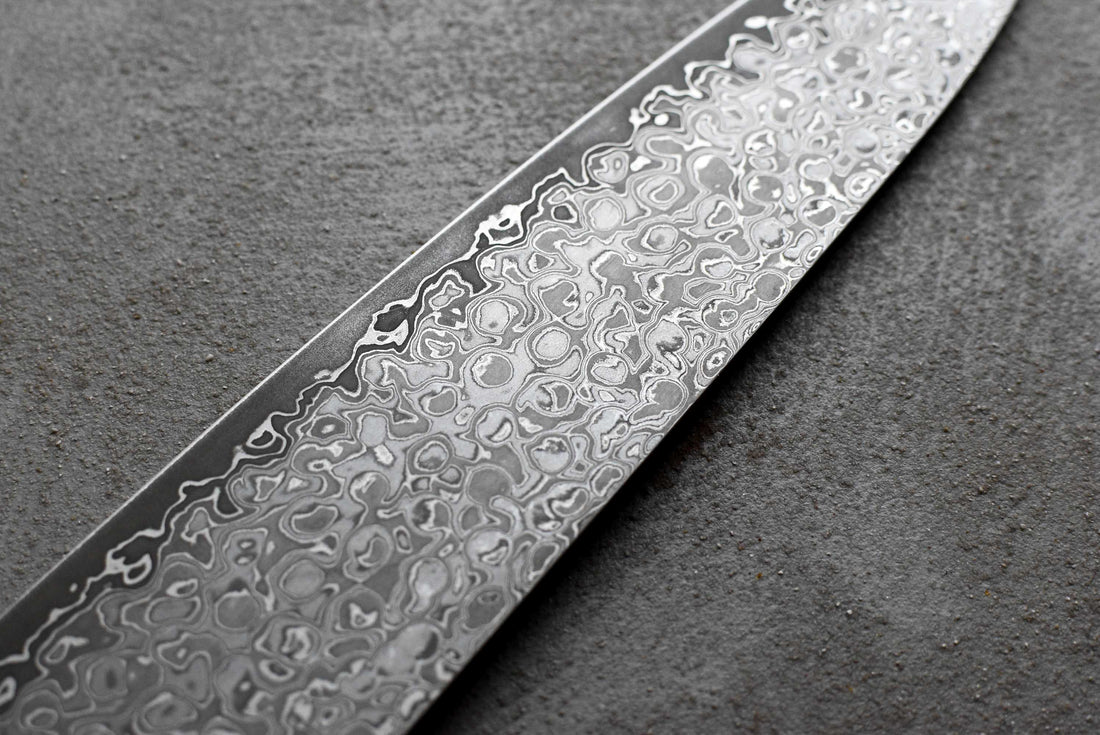 Tsunehisa Gyuto AUS-10 Damascus 210 mm_10