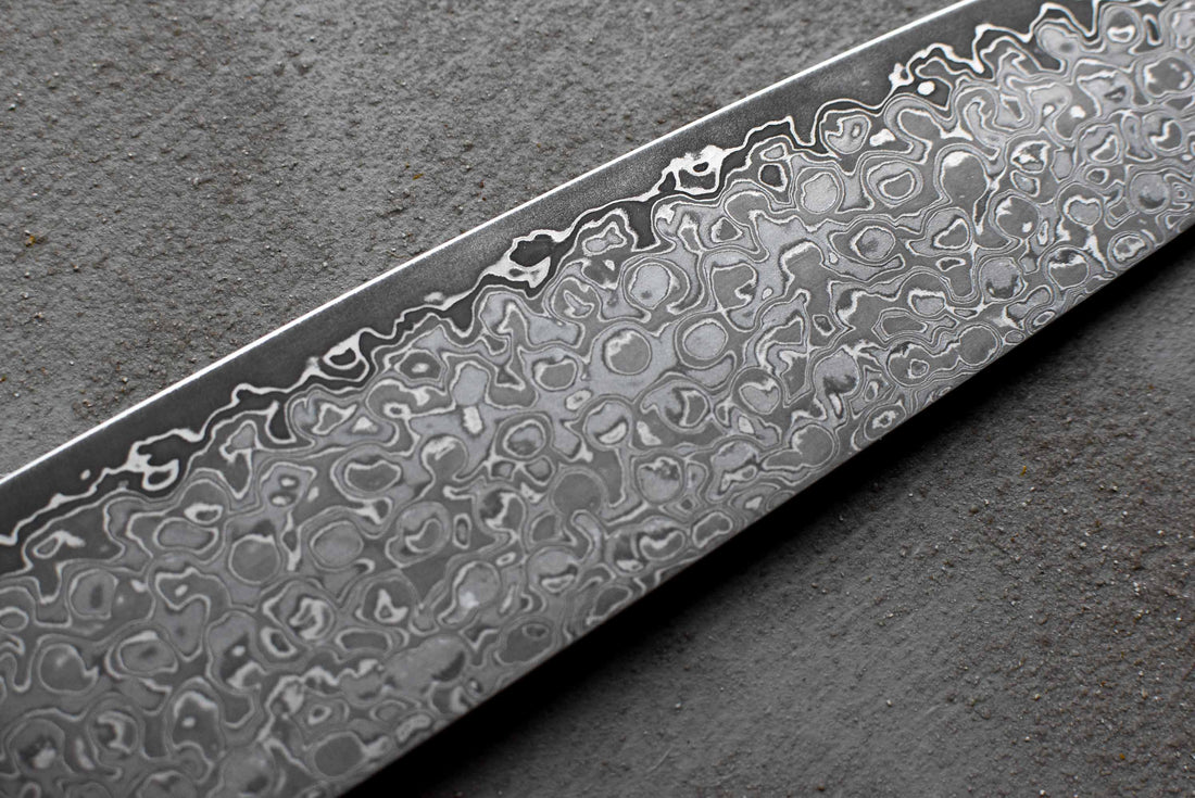 Tsunehisa Gyuto AUS-10 Damascus 210 mm_8