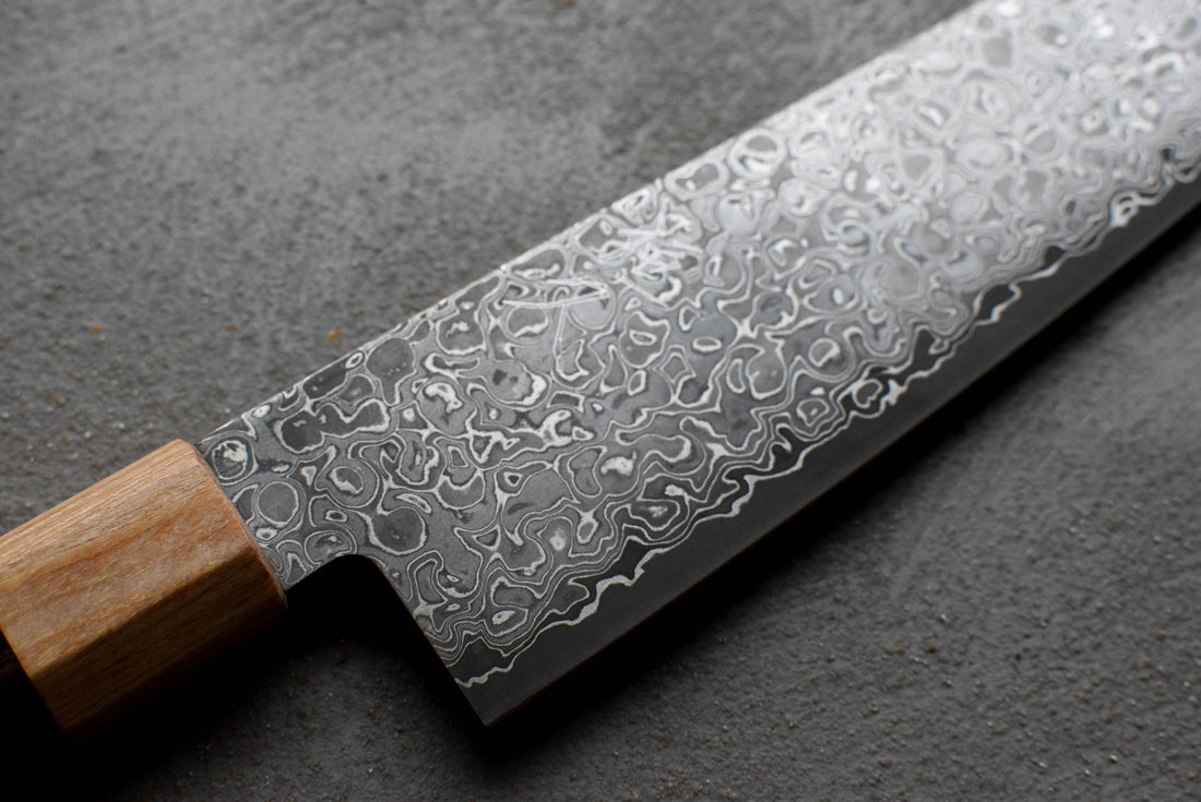 Tsunehisa Gyuto AUS-10 Damascus 210 mm_7