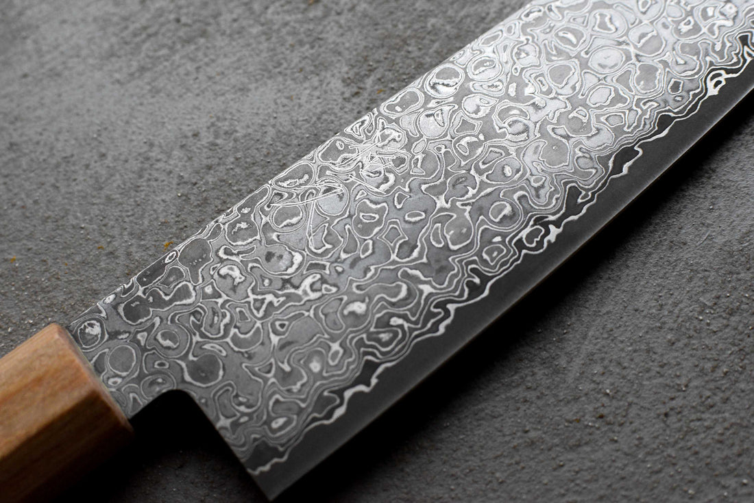 Tsunehisa Gyuto AUS-10 Damascus 210 mm_6