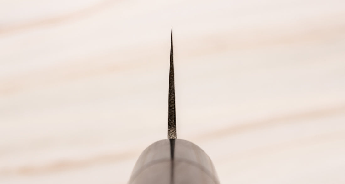 Tsunehisa Gyuto VG-10 Damascus Tsuchime 210 mm_3