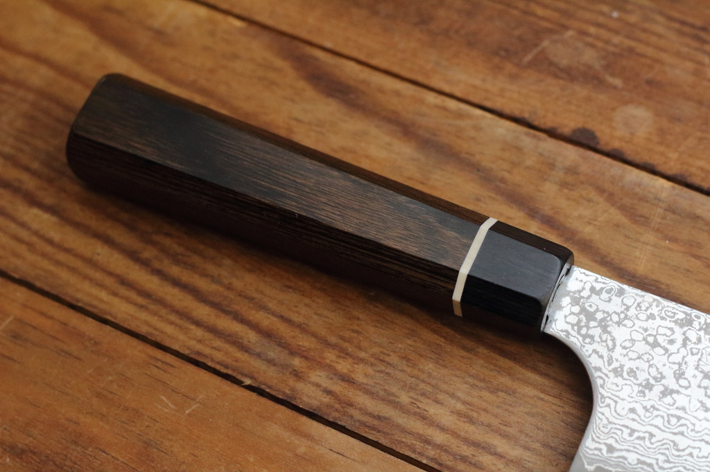 Bunka Black Damascus 200 mm_4